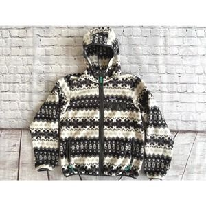 Women PATAGONIA Aztec Tribal Full Zip Hoody SnapT Synchilla Fleece Jacket Medium